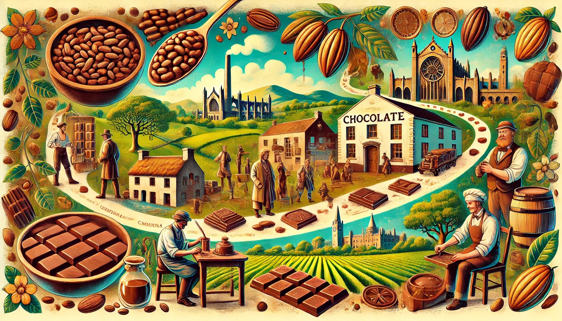 chocolate in rural Ireland image